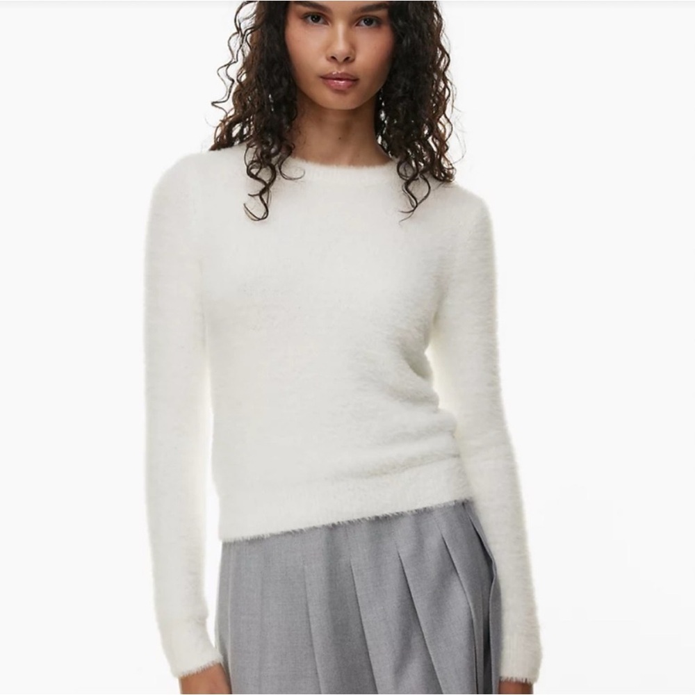 Sunday Best Cozy Light Pink Crew Neck Sweater Cozy Preppy Small
